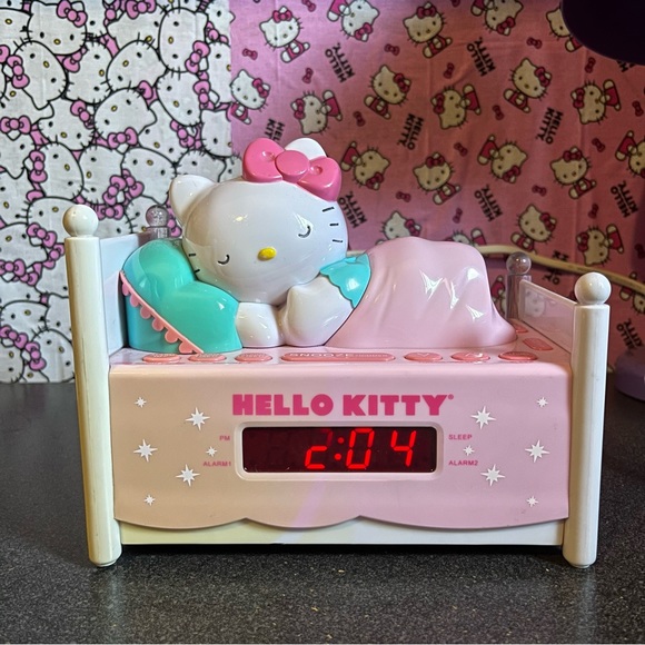 Hello Kitty Wall Decor Hello Kitty Alarm Clock Radio Poshmark